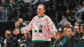 Next Story Image: Tom Izzo Teases Ref With 'Naughty List' Ugly Christmas Sweater vs. Oakland